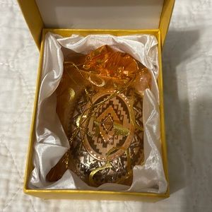 Handmade copper artisan belt buckle new never used